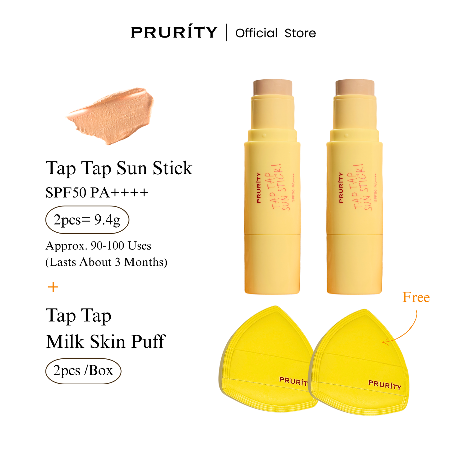 PRURÍTY Tap Tap Sun Stick 贴贴防晒棒