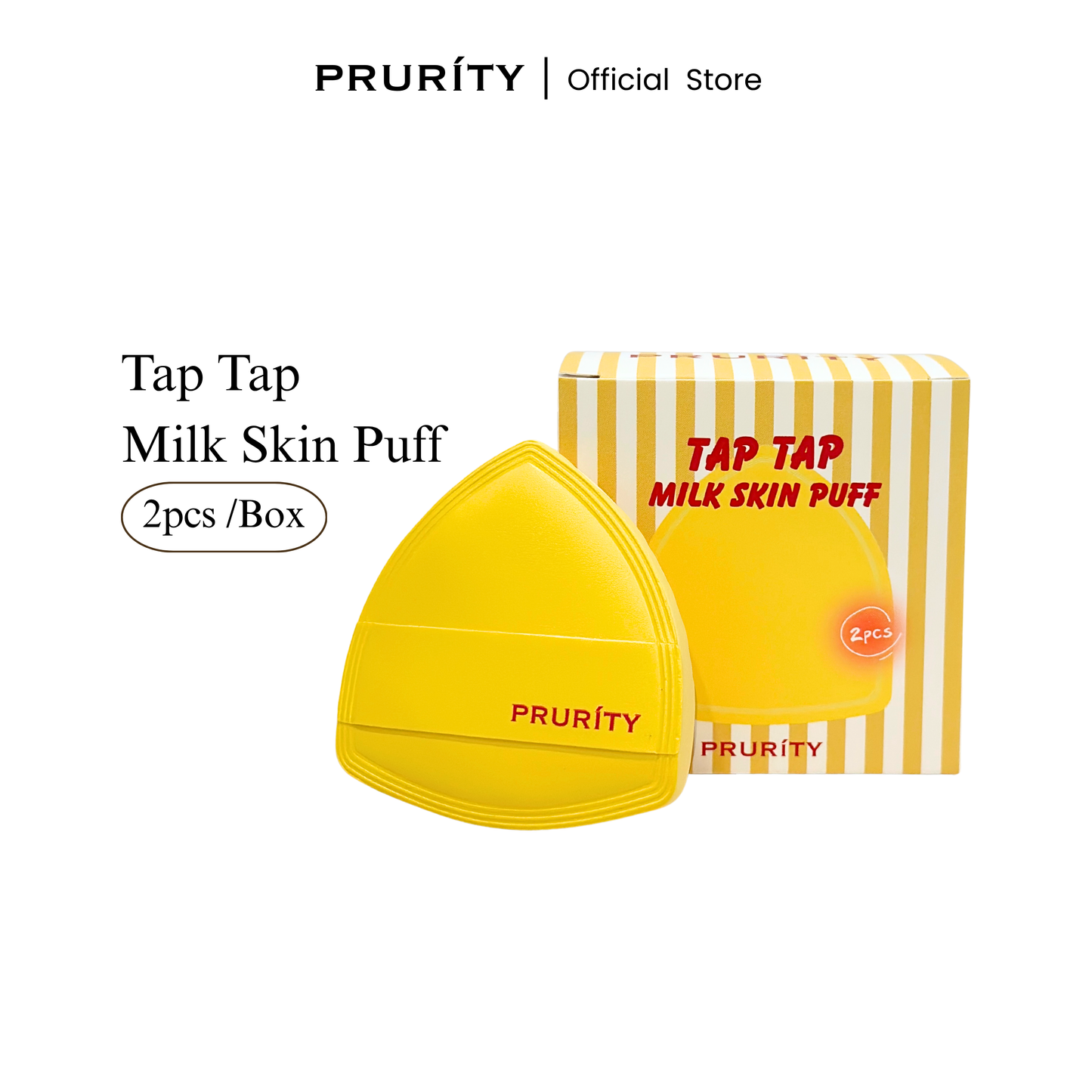 PRURÍTY TAP TAP Milk Skin Puff 奶皮子粉扑