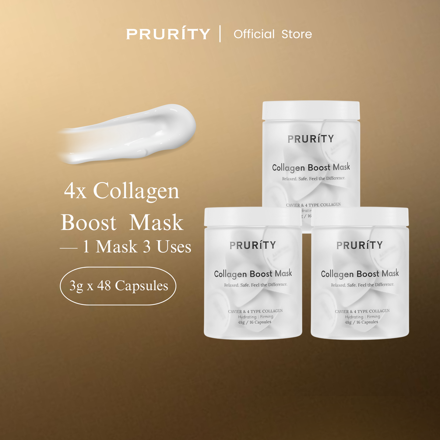 Prurity Collagen Boost Mask 胶原炮面膜