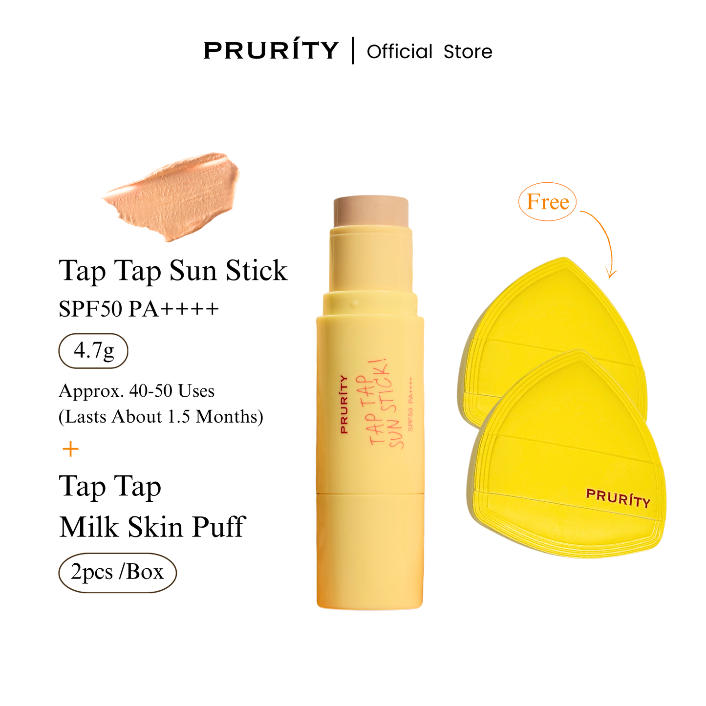 PRURÍTY Tap Tap Sun Stick 贴贴防晒棒