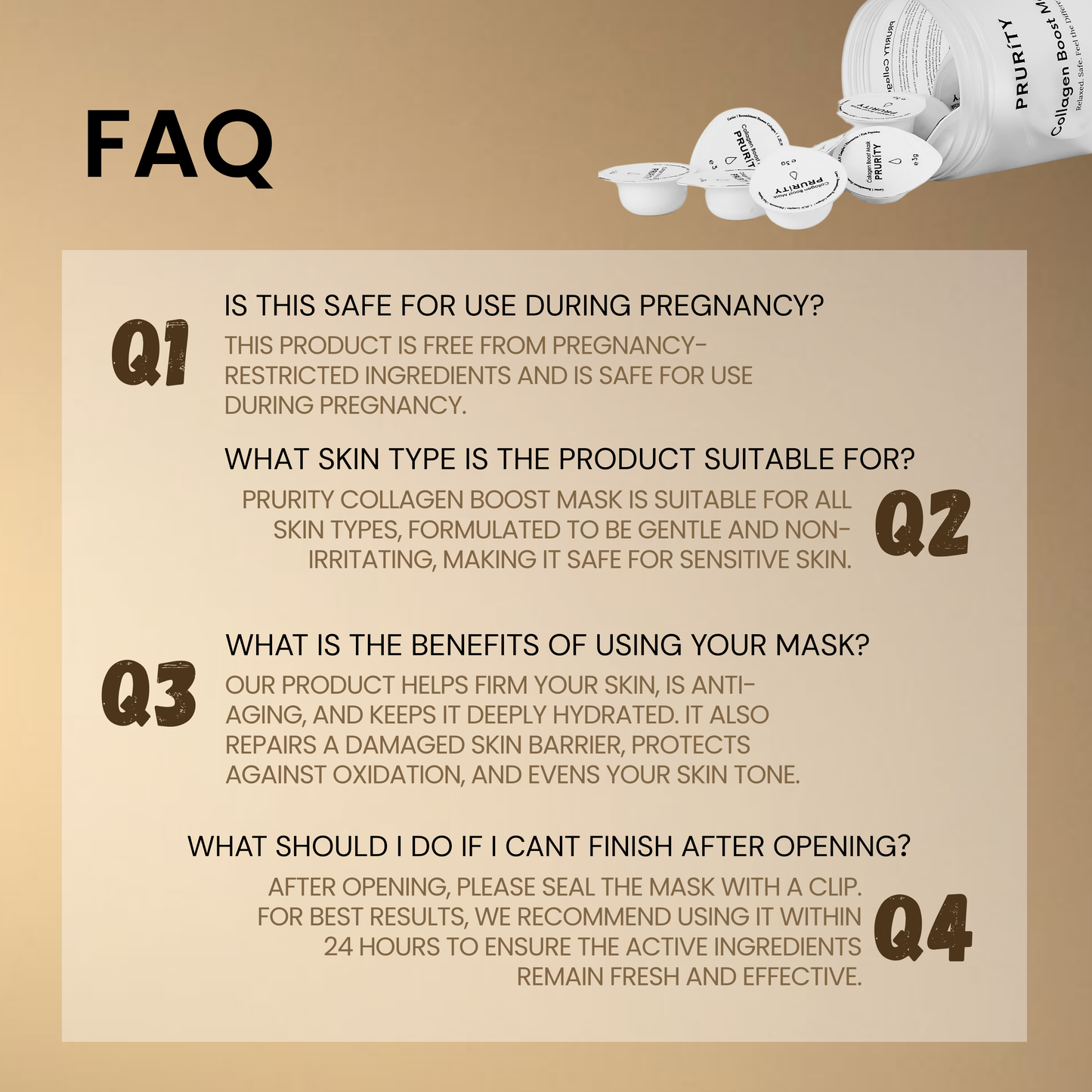 Prurity Collagen Boost Mask 胶原炮面膜