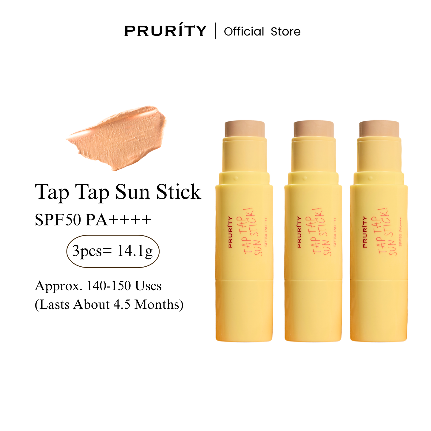 PRURÍTY Tap Tap Sun Stick 贴贴防晒棒