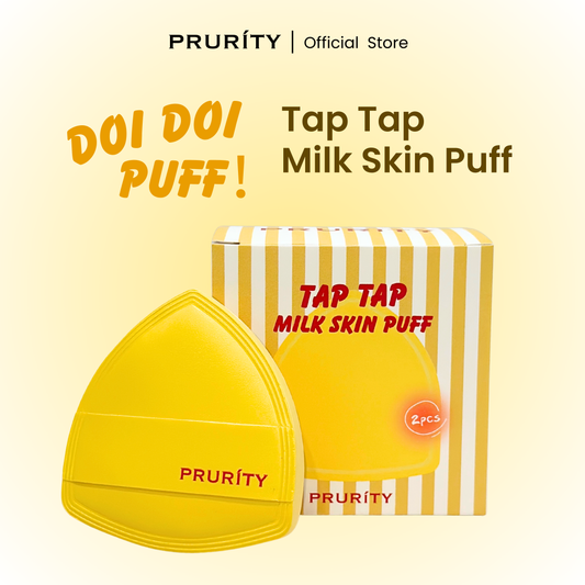 PRURÍTY TAP TAP Milk Skin Puff 奶皮子粉扑
