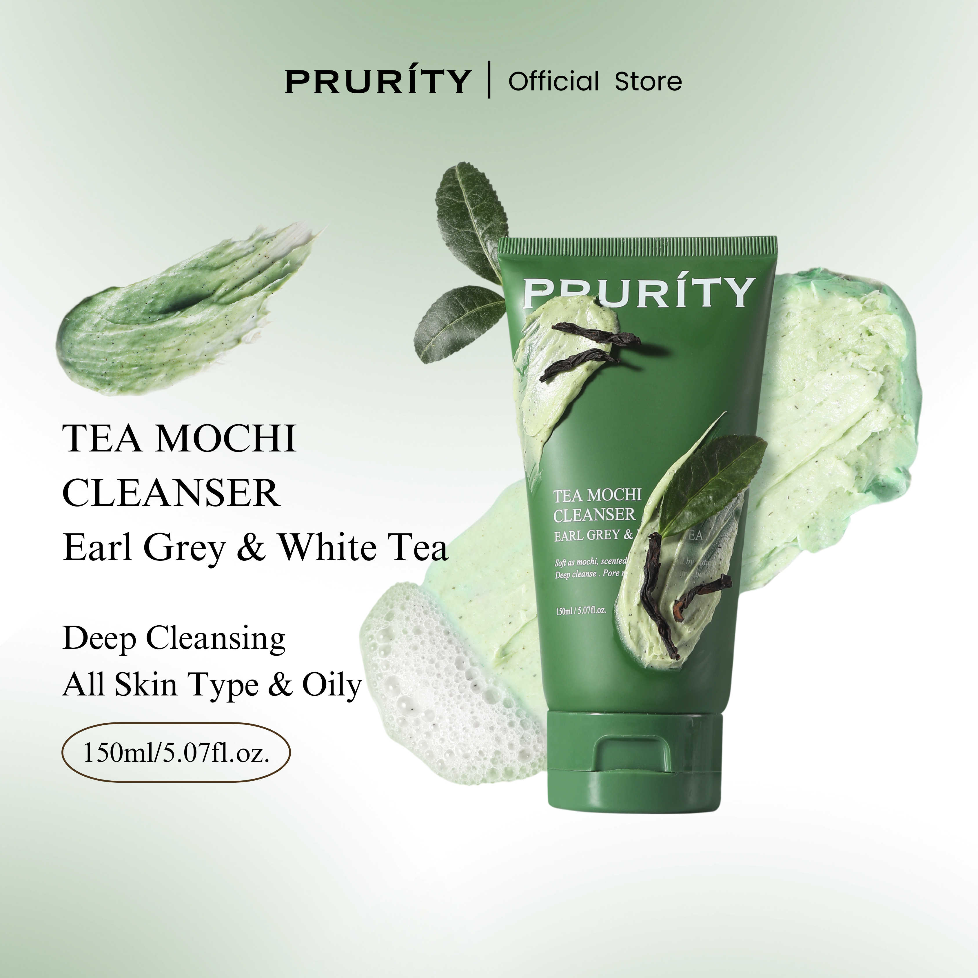 Earl Grey & White Tea Mochi Cleanser